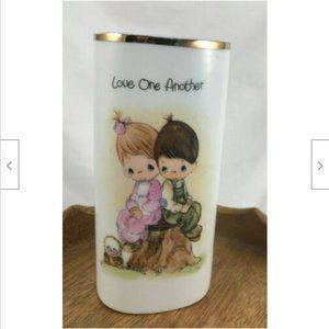 Vtg Precious Moments 5.75" Flower Vase Love One Another Enesco Japan 1980